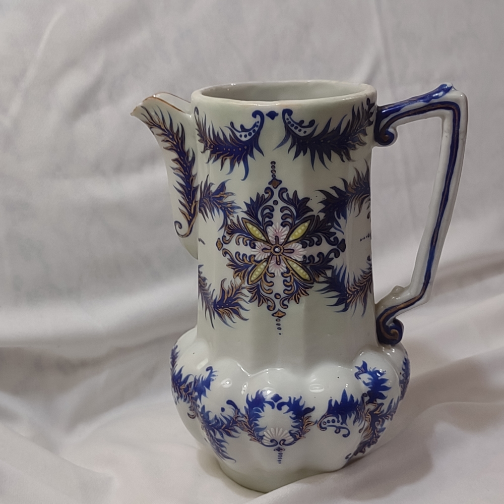 Vintage Hand Painted Porcelain Japanese Pitcher